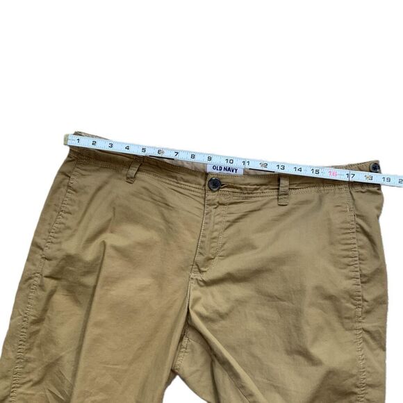 Old Navy Brown Button Closure Belt Loops Khaki Preppy Light Academia Shorts 14 - Picture 7 of 16